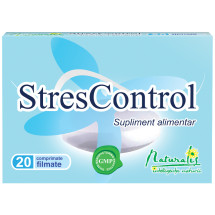 Strescontrol, 20 comprimate, Naturalis