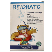 Reidrato pulbere pentru solutie orala, 10 plicuri, PHARMALIFE