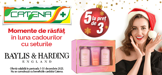 Momente de rasfat in luna cadourilor cu seturile Baylis & Harding