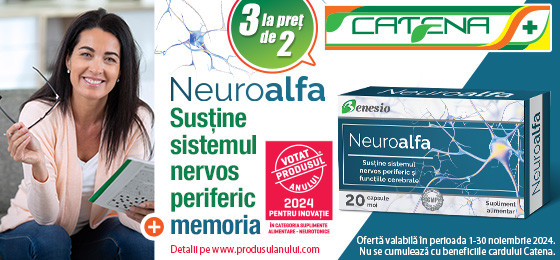 Neuroalfa contribuie la functionarea normala a sistemului nervos 