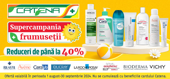 Supercampania frumusetii – beneficiezi de reduceri de pana la 40% la dermato-cosmetice! 