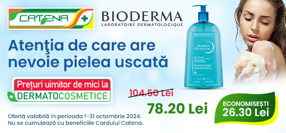 Descopera gelul de dus Atoderm de la Bioderma si include-l in ritualul tau de ingrijire a pielii!